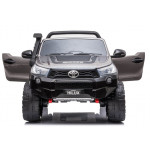 Elektrické autíčko - Toyota Hillux - lakované - strieborné